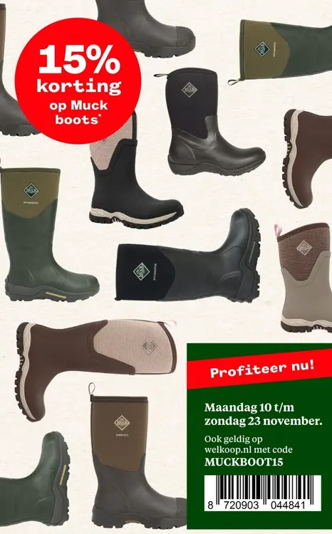 Aanbieding: Muck boots
