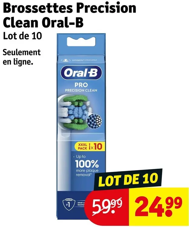 Offre: Brossettes Precision Clean