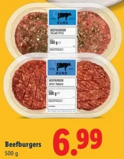 Aanbieding: Beefburgers