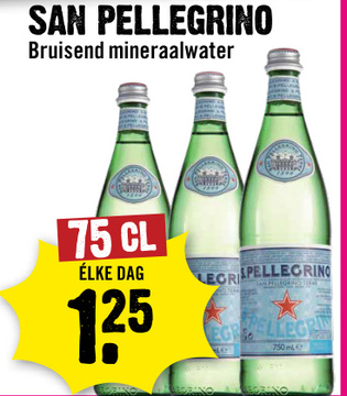 Aanbieding: SAN PELLEGRINO Bruisend mineraalwater