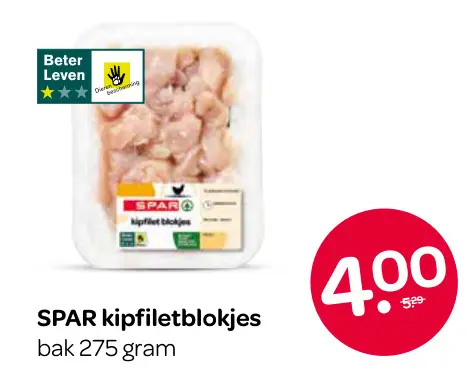 Aanbieding: kipfiletblokjes