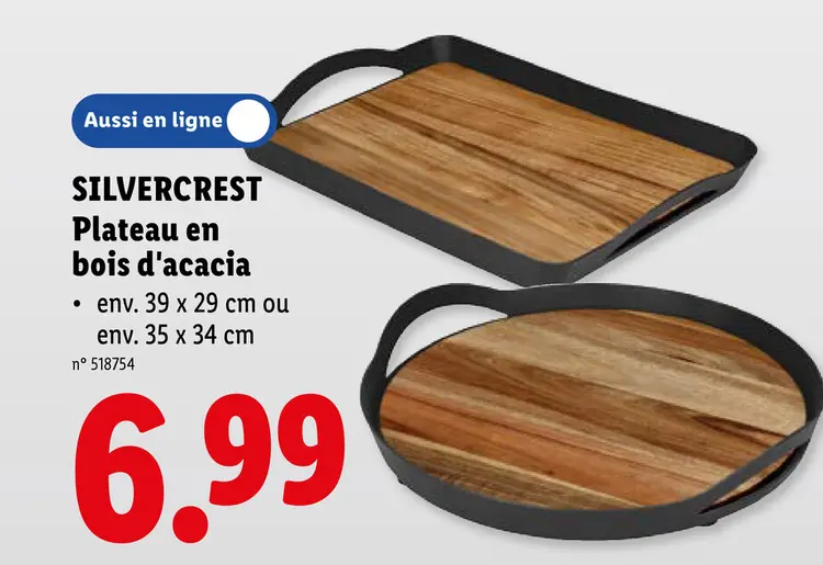 Offre: Plateau en bois d'acacia