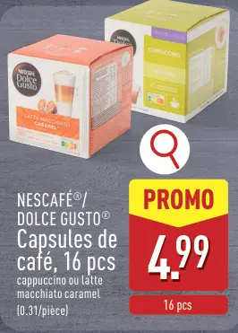 Offre: Capsules de café
