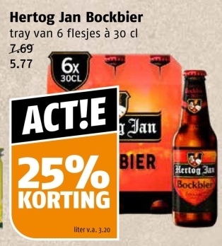 Aanbieding: Hertog Jan Bockbier