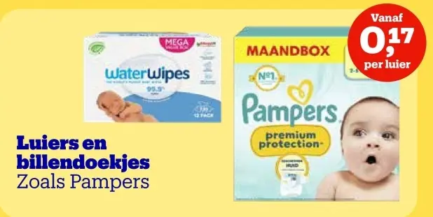 Promotie: Luiers en billendoekjes