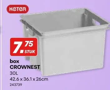 Promotie: box CROWNEST