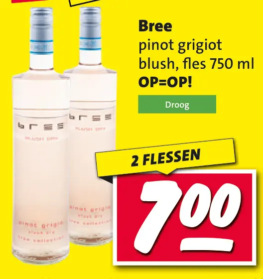 Aanbieding: pinot grigiot blush