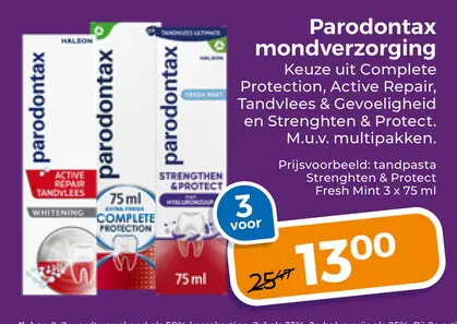 Aanbieding: Parodontax mondverzorging