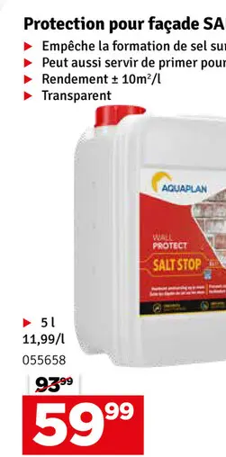Offre: Protection pour facade salt stop 