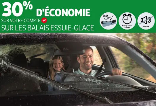 Promotie: Balais essuie-glace