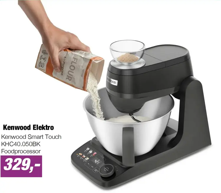 Aanbieding: Kenwood Smart Touch KHC40.050BK Foodprocessor