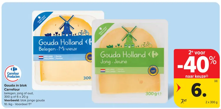 Promotie: Gouda in blok