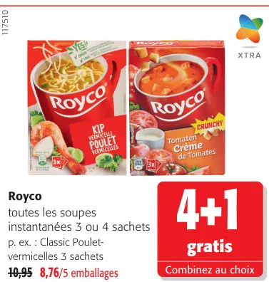 Offre: Toutes les soupes instantanées