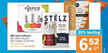 Aanbieding: Alle hard seltzers
