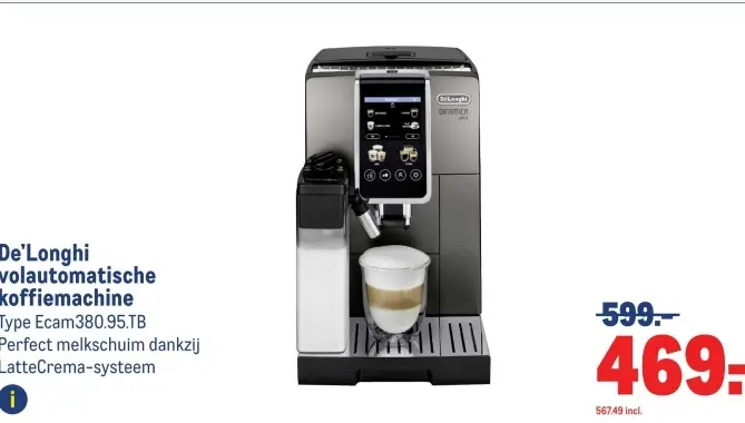 Aanbieding: volautomatische koffiemachine