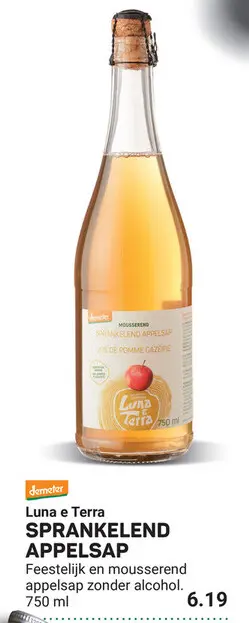 Aanbieding: Sprankelend appelsap