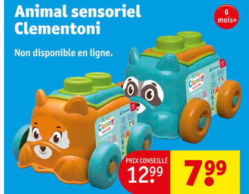 Offre: Animal sensoriel Clementoni