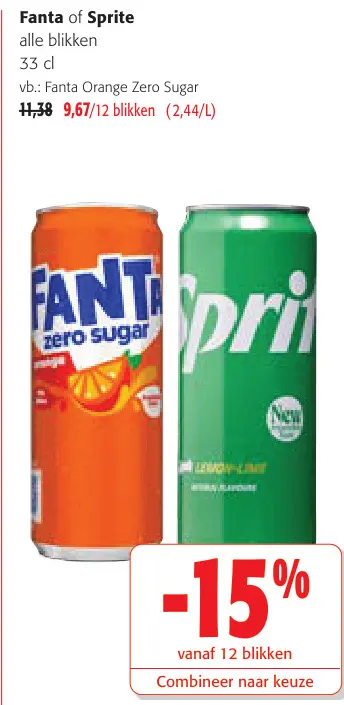 Promotie: Fanta of Sprite