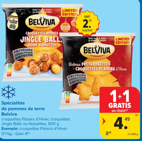 Offre: Spécialités de pommes de terre