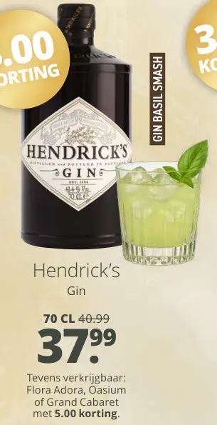 Aanbieding: Hendrick's Gin