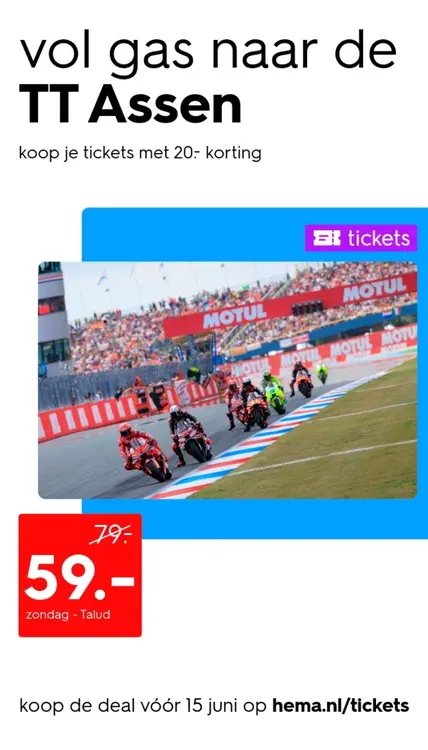 Aanbieding: TT Assen tickets