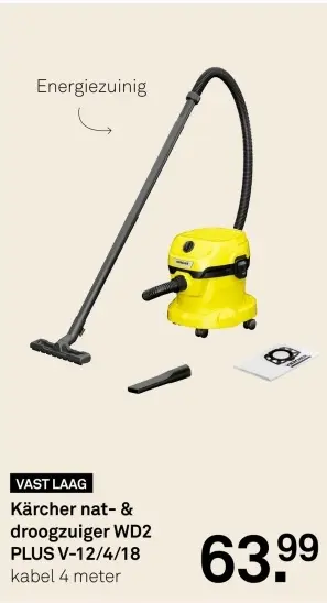 Aanbieding: Kärcher nat- & droogzuiger WD2 PLUS V-12/4/18