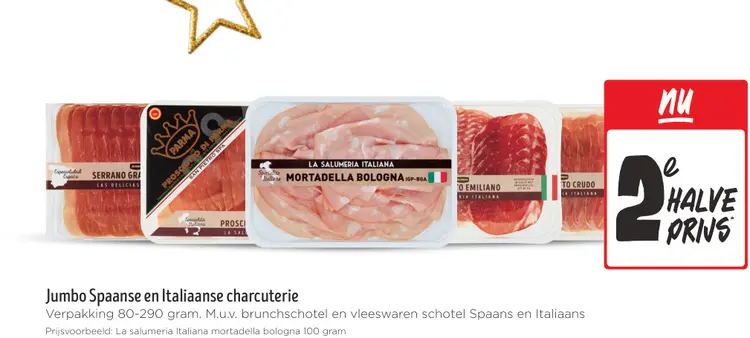 Promotie: Jumbo Spaanse en Italiaanse charcuterie