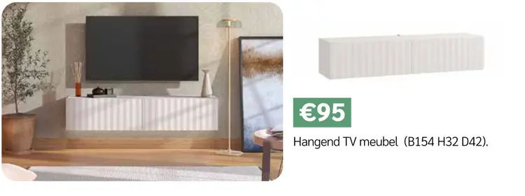 Promotie: Hangend TV-meubel