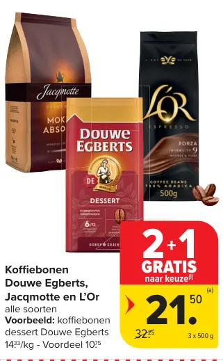 Promotie: Koffiebonen