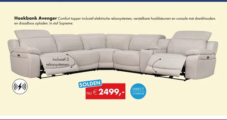 Promotie: Avenger hoekbank