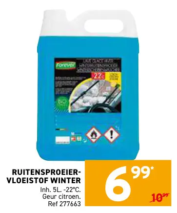 Promotie: Ruitensproeier-vloeistof winter