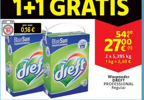 Aanbieding: Waspoeder DREFT PROFESSIONAL Regular