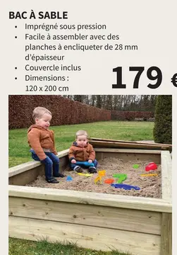 Offre: Bac à sable