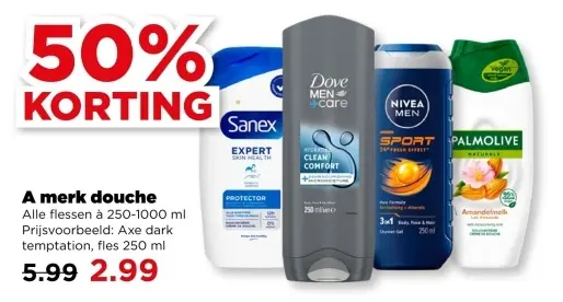 Aanbieding: A merk douchegel