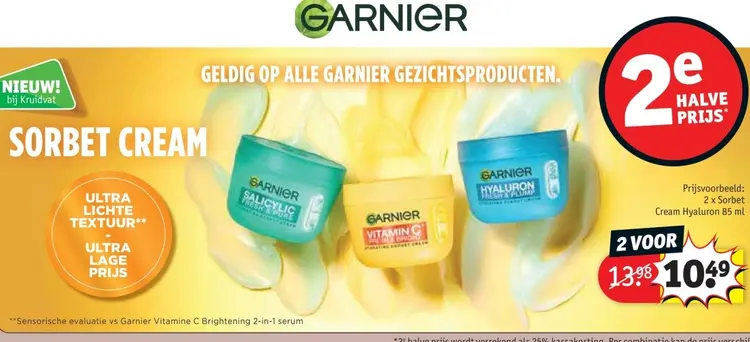 Promotie: Sorbet Cream Hyaluron
