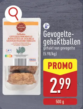 Promotie: Gevogelte-gehaktballen