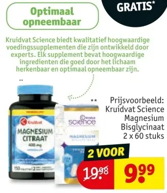 Aanbieding: Optimaal opneembare magnesium 