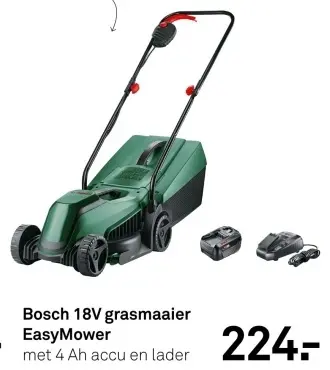 Aanbieding: 18V grasmaaier EasyMower
