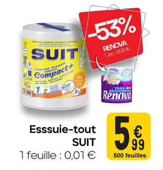 Offre: Esssuie-tout SUIT