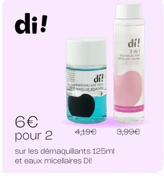 Offre: Démaquillants et eaux micellaires