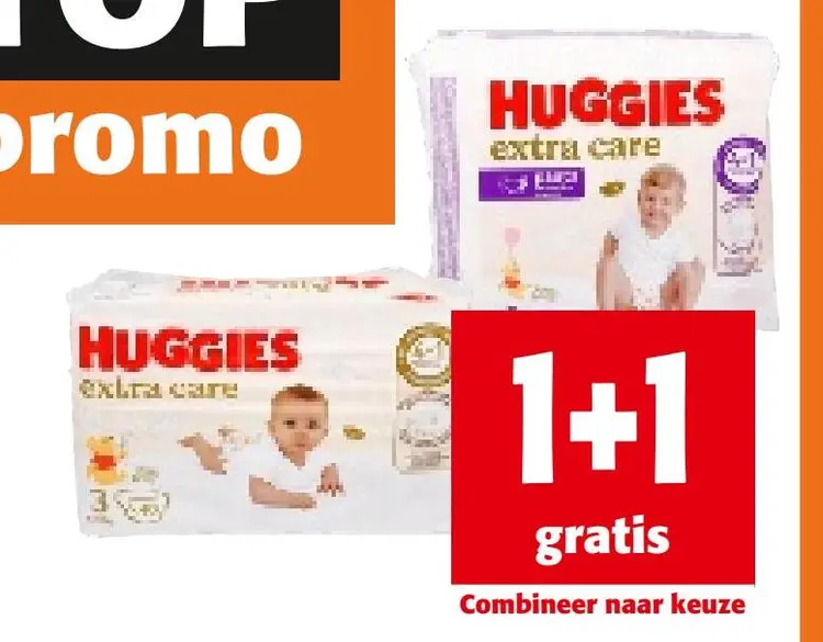 Aanbieding: Huggies Extra Care Diapers