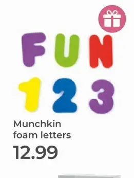 Aanbieding: foam letters