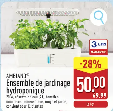 Offre: Ensemble de jardinage hydroponique