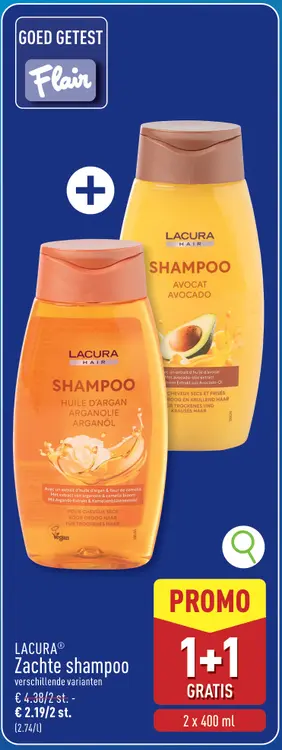 Promotie: Zachte shampoo