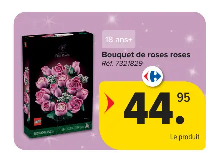 Offre: Bouquet de roses roses