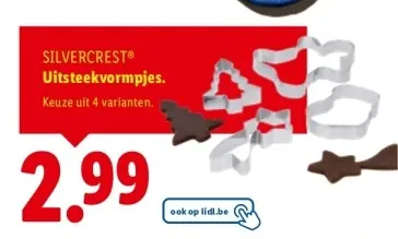 Aanbieding: Uitsteekvormpjes