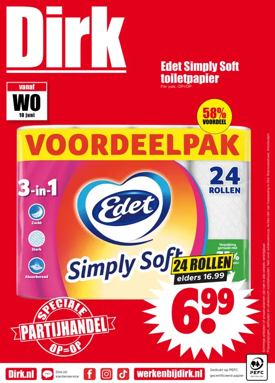 Aanbieding: Simply Soft toiletpapier