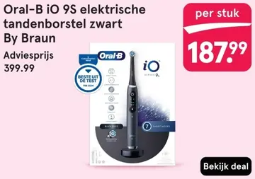 Aanbieding: iO 9S elektrische tandenborstel zwart