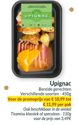 Promotie: Bereide gerechten