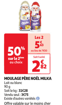 Aanbieding: MOULAGE PÈRE NOËL MILKA